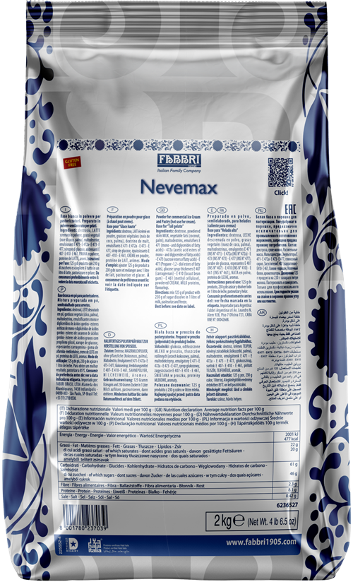 Nevemax Base Leite 2,0kg