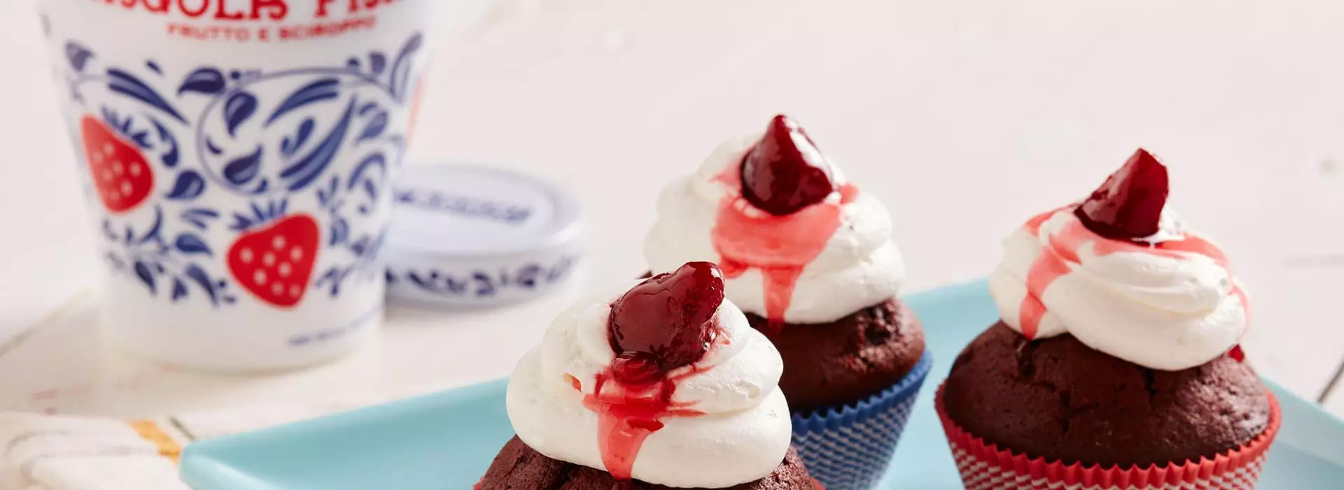 Uma combinação de sabor e experiência. Descubra todas as receitas com Fragola Fabbri.