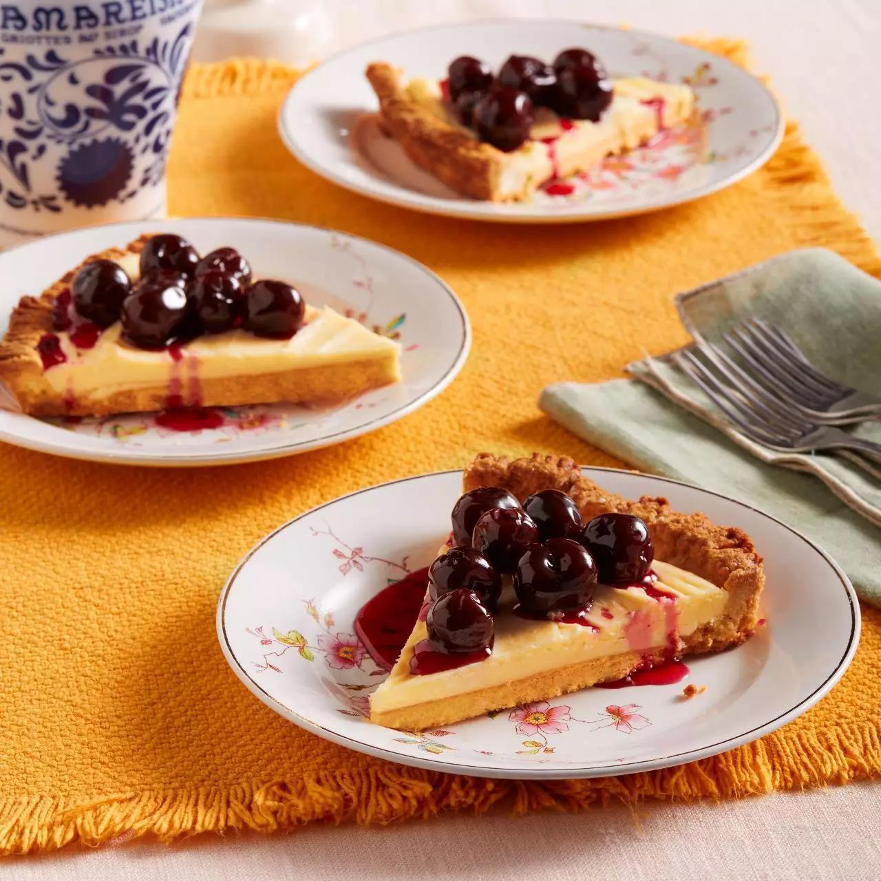 Crostata de Chocolate Branco e Amarena Fabbri