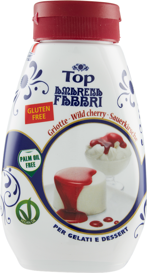 Cobertura MiniTop Amarena Fabbri 225g