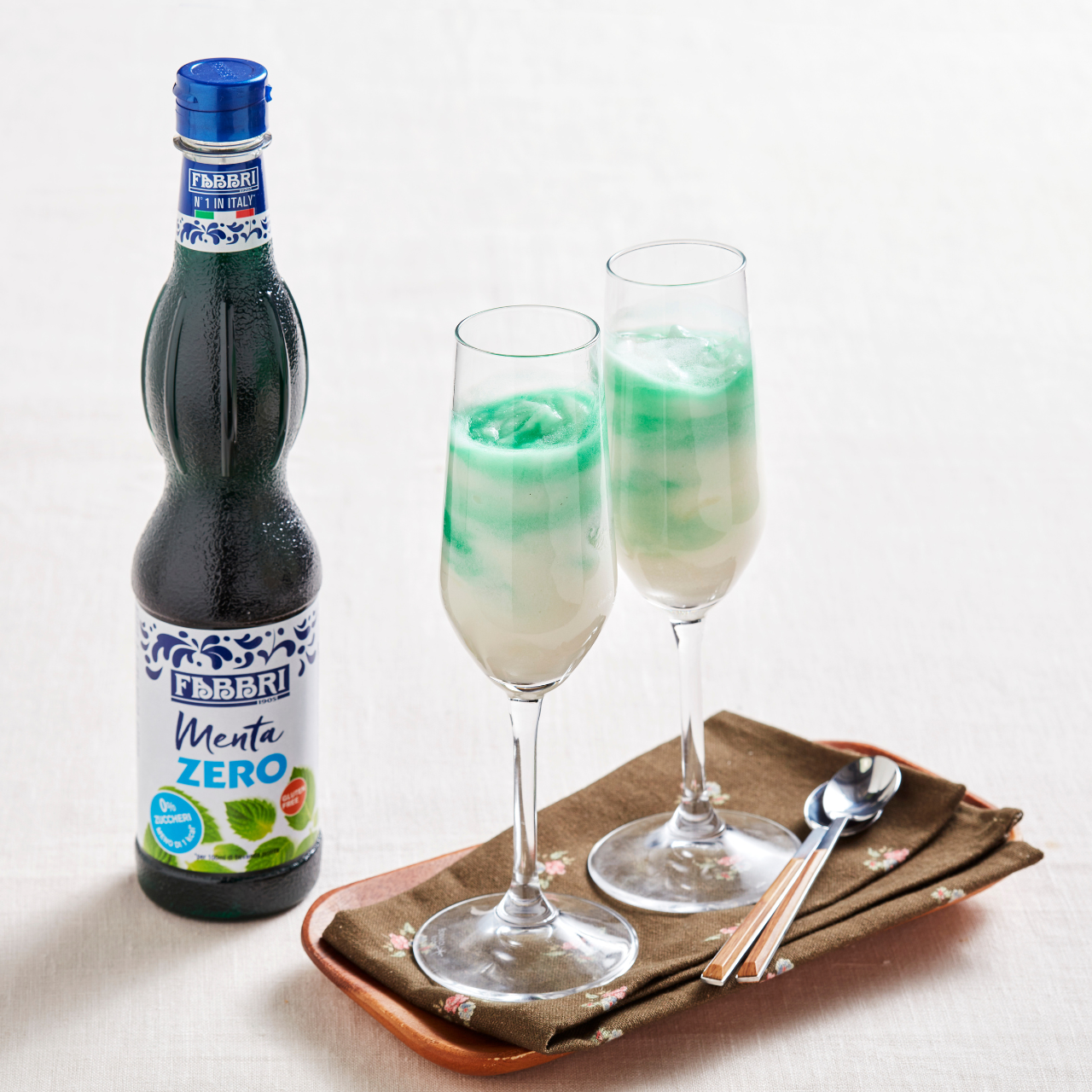Sorvete de Limão com Menta ZERO Fabbri