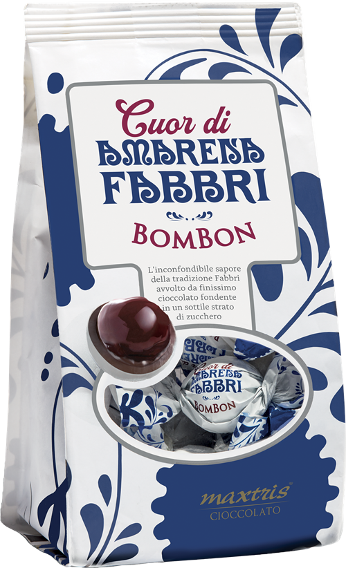 BomBom coração de Amarena Fabbri