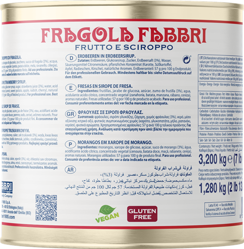 Morango Fabbri 3,2kg