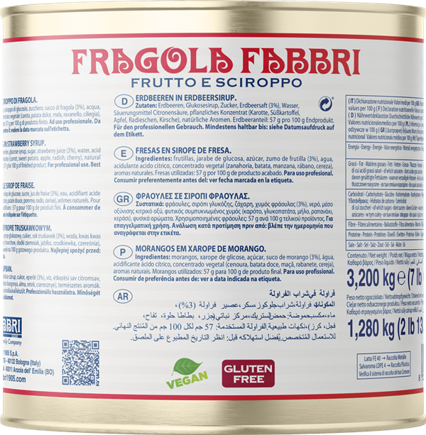 Morango Fabbri 3,2kg